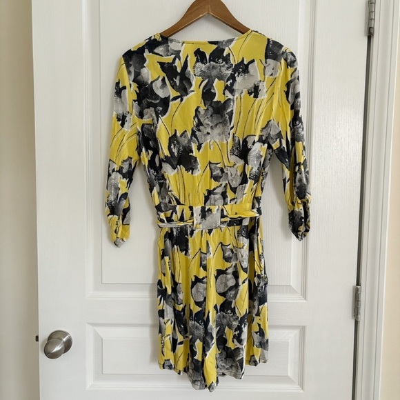 Anthropologie Elevenses Romper Somerset Yellow Floral - Picture 7 of 10